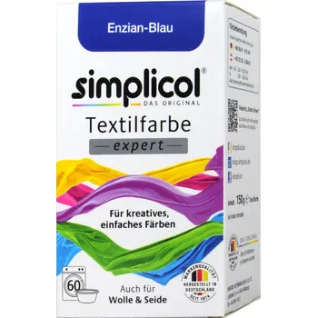 Speciální výtvarná barva Simplicol barva na textil Inkoustově modrá 150 g