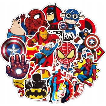 samolepka 50ks Samolepek Superhrdinů