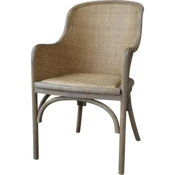 Křeslo Chic Antique Staré francouzské křeslo proutěné