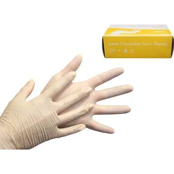 Vyšetřovací rukavice Rukavice latex L nepudrované, 100ks - 1000 ks