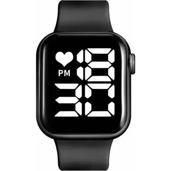 Hodinky Digitální sportovní hodinky - Černá bílá