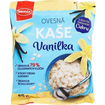 Dětská výživa SEMIX PLUSO, spol. s.r.o. Kaše ovesná vanilka 65g Semix 5004