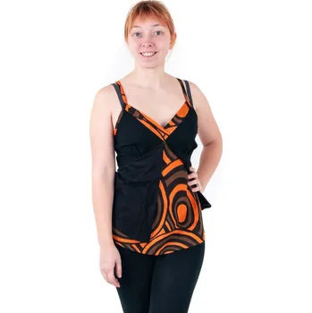 Dámská halenka Top halenka Šarlota M oranžová