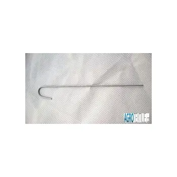 Hřebík Ocelová skoba k sítím 25cm (Ocelová skoba o průměru 0,3cm v délce 25cm)