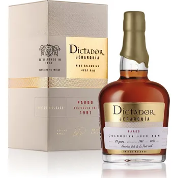 Rum Dictador Jerarquia Pardo 1991 29yo 40% 0,7l