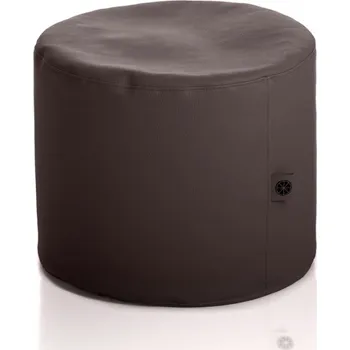 Sedací pytel SakyPaky Taburet italská eko kůže sedací vak tmavě hnědá