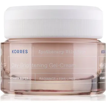 Pleťový krém Korres Wild Rose hydratační gelový krém pro rozjasnění pleti 40 ml