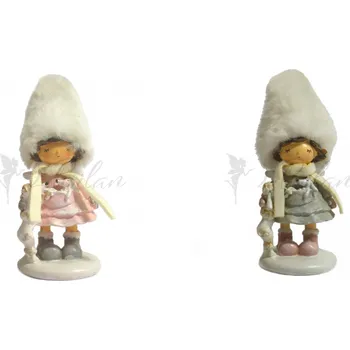 Obraz Holčička s pejskem Barva: Růžová