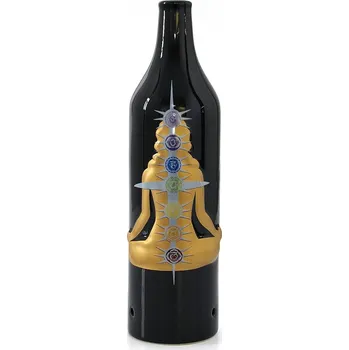 Vonná tyčinka Kouřící láhev pro vonné tyčinky - Sedm čaker zlatá