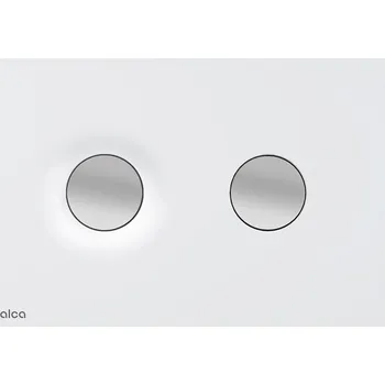 Splachovací tlačítko Alcadrain (Alcaplast) Tlačítko ovládací Alca Dot.Dot. bílá matná/chrom matný