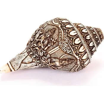 Dungkar - tibetská rituální ulita, pět bódhisattvů