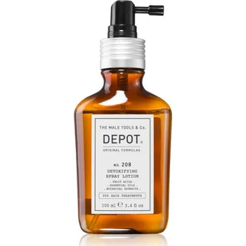 Vlasová regenerace DEPOT 200 HAIR TREATMENTS NO. 208 DETOXIFYING SPRAY LOTION detoxikační kúra pro pokožku hlavy 100 ml