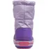 Dívčí sněhule Crocs Crocband LodgePoint Boot K fialové