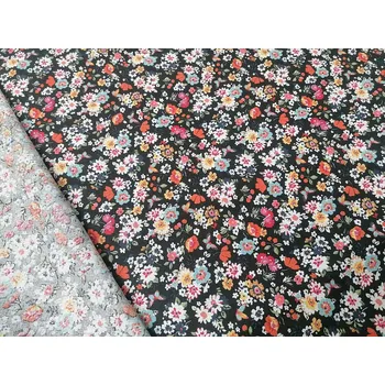 BYTEMA Bavlněná látka CHARLINE ČERNÁ šíře 160 cm