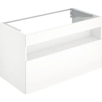 Koupelnový nábytek Koupelnová skříňka pod umyvadlo KEUCO Stageline lesknoucí bílá 100 x 62,5 x 49 cm 32872300120