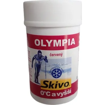 Lyžařský vosk Skivo vosk běžecký červený 0 až +3°C 40 g