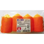 BONY Svíčka adventní 4 x 6 cm 4 ks