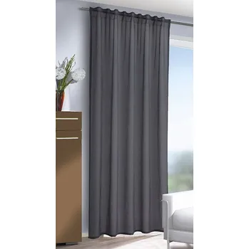 Závěs ALBANI Lehký dekorační závěs ROKO šedý 140x245