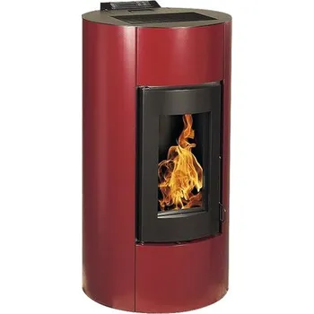Krbová kamna Peletová kamna Interstoves Angelina 9 bordeaux 8,9 kW