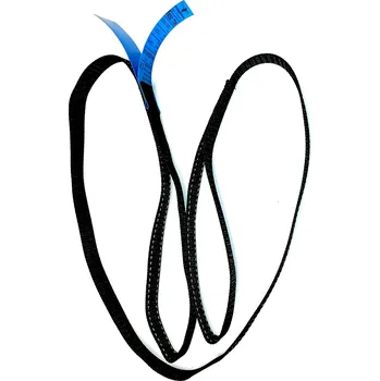 Upínací popruh Jednovrstvý zvedací pás s oky 250kg MS 00250 černý, Délka vazáku 1m