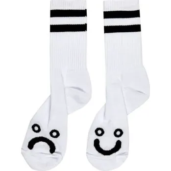 Pánské ponožky PONOŽKY POLAR Happy Sad - bílá - 39/42 + při osobním odběru 341 Kč