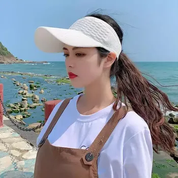 Kšiltovka Letní venkovní kšiltovka s dlouhým okrajem - Bílý