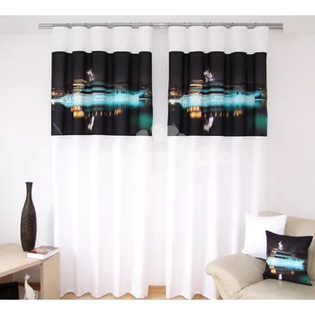 Závěs Moderní 3D závěs ZRC31 s potiskem Varianta: Růžový