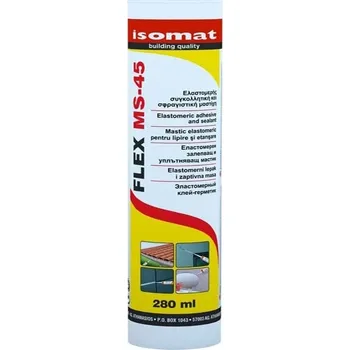ISOMAT FLEX MS-45 Elastomerní lepicí tmel šedá, 280 ml