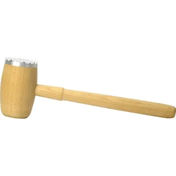 Palička na maso Palička na maso dřevo/hliník kulatá jednostranná CZ