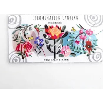 Svícen Stínítko na čajovou svíčku Nature Australian Wildflowers