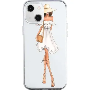 Pouzdro na mobilní telefon Kryt iPhone 13 silikon Lady 5 (obal neboli pouzdro na iPhone 13)