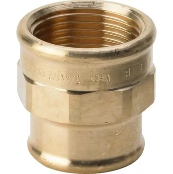 rozdělovač topení VIEGA 3240 redukovaná objímka 3/4"x1/2", vnitřní závit, voda/plyn, červený bronz