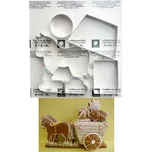 Felcman Vykrajovátka koňský povoz 4 ks kovové