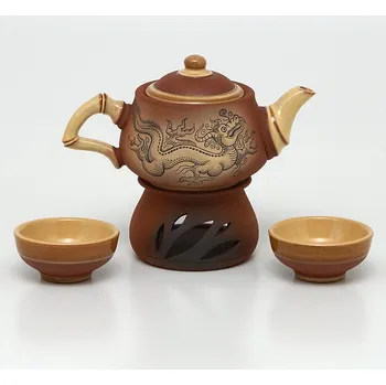 Čajová souprava Čajová souprava Drak DUO červená - 2 šálky