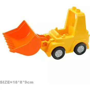 ostatní stavebnice Doplňky ke stavebnici železnice | Styl Lego - Kreslený vysokozdvižný vozík