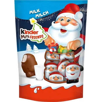 Čokoláda Kinder Mini Friends Vánoční mléčná 122 g