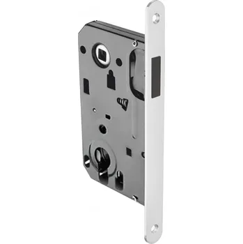 Dveřní kování TI - Magnetický zámek 3598 PZ 85 PZ otvor pro vložku, 85 mm WS - Bílá matná (152)