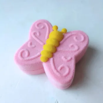 Dárková krabička Prstýnkárna Dětská sametová krabička Motýlek