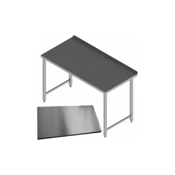 Dílenský stůl Pracovní stůl nerezový s policí montovaný - 5 VARIANT, rozměr 1000x700x900mm
