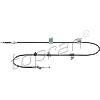 Lanko parkovací brzdy TOPRAN Tažné lanko, parkovací brzda 631 770