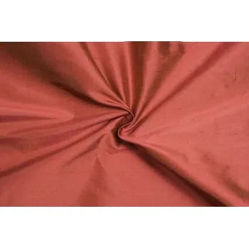 Hedvábný dupion, hladký, korálový, sartor.cz