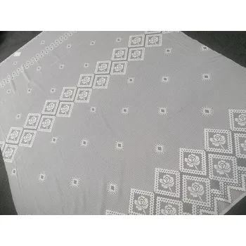 Záclona BYTEMA Žakárová záclona 86759/300 bílá 300 cm