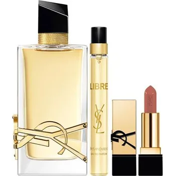 Yves Saint Laurent Yves Saint Laurent Libre Set: Parfumovaná voda 90ml + Parfumovaná voda 10ml + Rtěnka 1,3g Pre ženy Parfumovaná voda