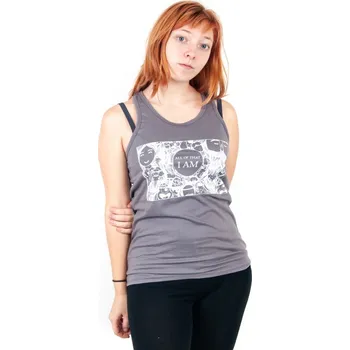 Tílko dámské ALL OF THAT L šedá