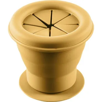 dětská jídelní sada ZOPA silikonová miska na sušenky s přísavkou Mustard Yellow