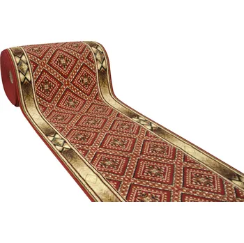 Koberec Makro Abra Běhoun Gold 371/22 červený Šíře: 70 cm