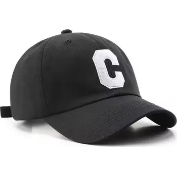 Kšiltovka Roztomilá podzimní teplá kšiltovka - bavlna černá