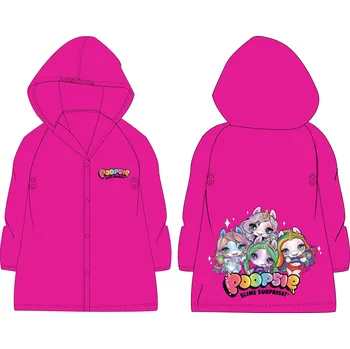 Pláštěnka Poopsie Surprise - licence Dívčí pláštěnka - Poopsie Surprise 5228033, sytě růžová Barva: Růžová, Velikost: 110-116