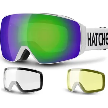 Zimní sport Hatchey Snipe bílá REVO zelený + žlutý + čirý