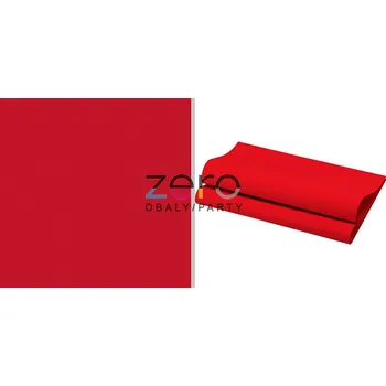 Papírový ubrousek Ubrousky BIO 'Dunisoft' 40x40 cm (60 ks) - červená